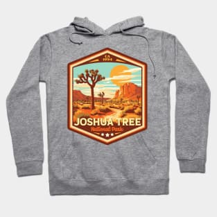 Joshua Tree  National Park Vintage WPA Style National Parks Art Hoodie